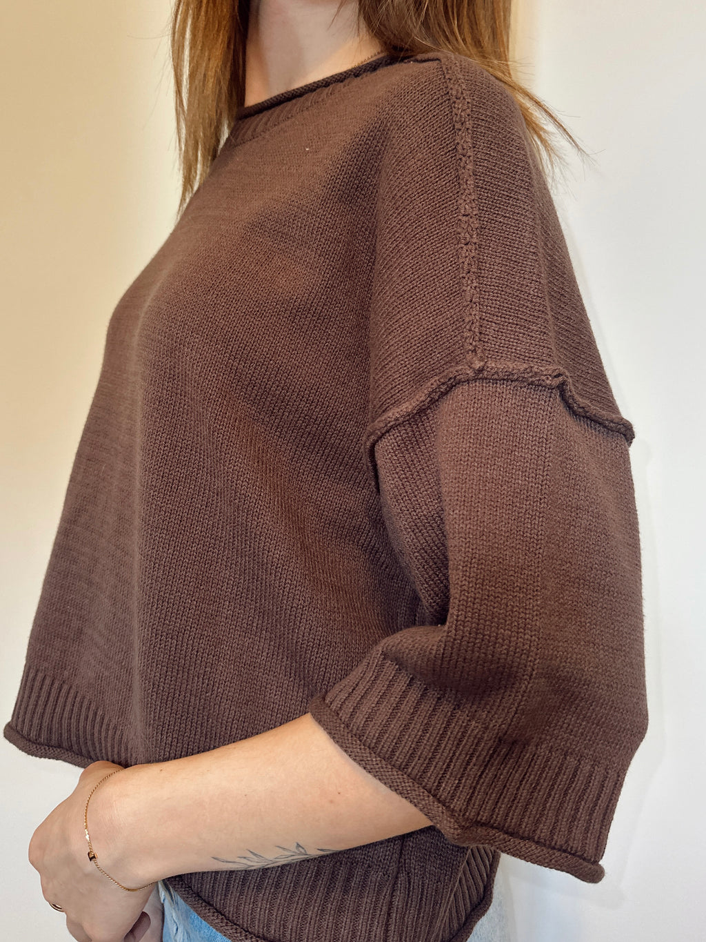 The Macy Sweater- Brown
