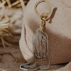 Cowboy Boot Keychain