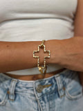 The Faith Bangle- Gold