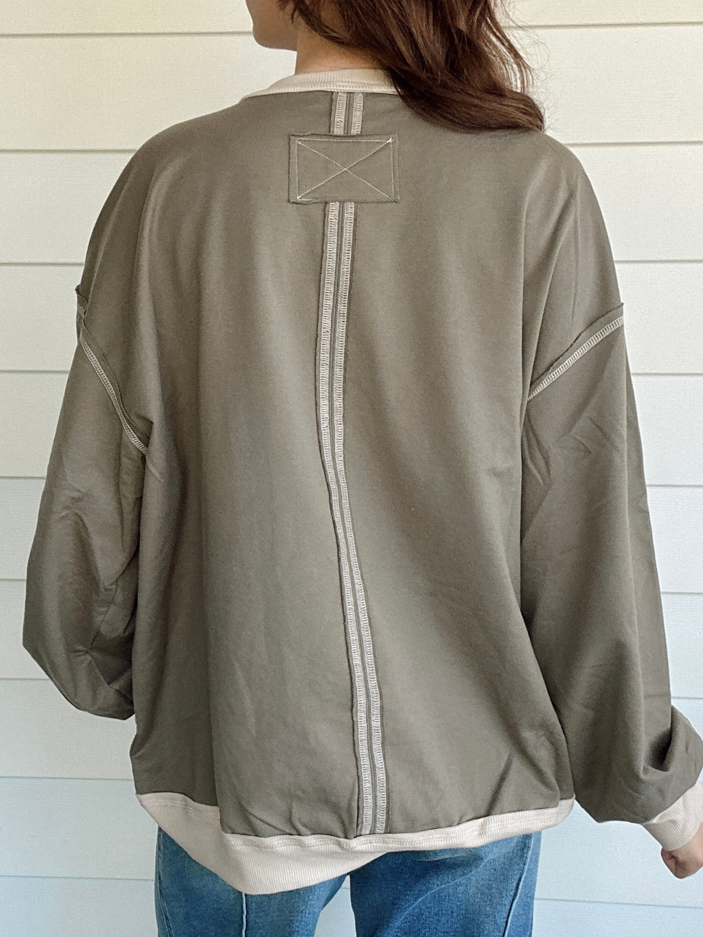 The Briar Pullover- Olive