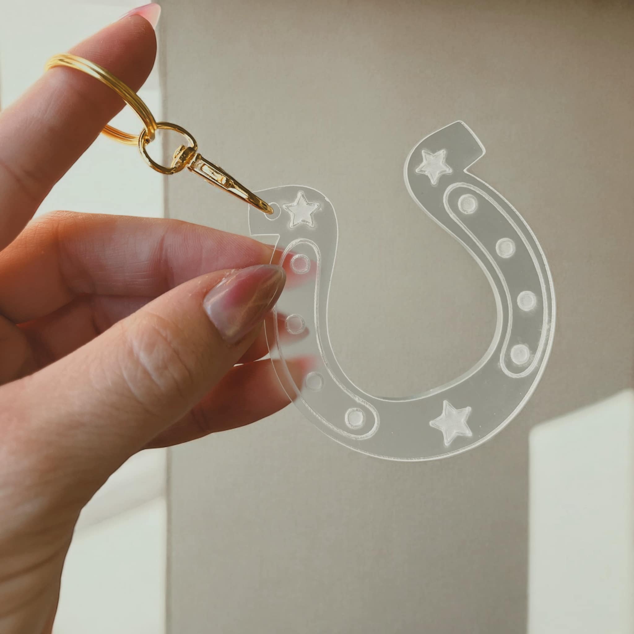 Lucky Horseshoe Keychain