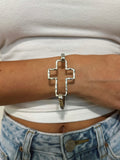 The Faith Bangle- Silver