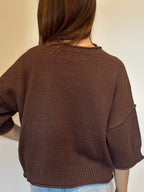 The Macy Sweater- Brown
