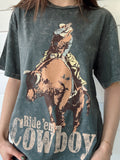 Ride Em Cowboy Graphic Top