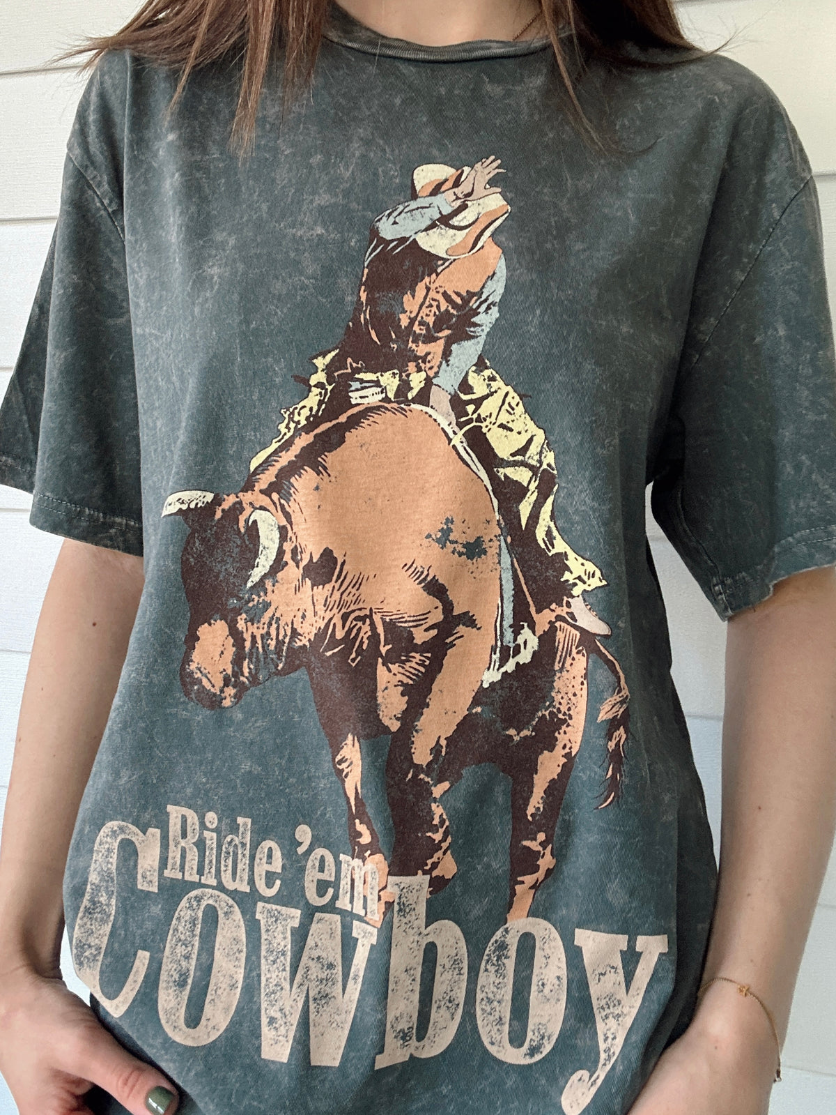 Ride Em Cowboy Graphic Top