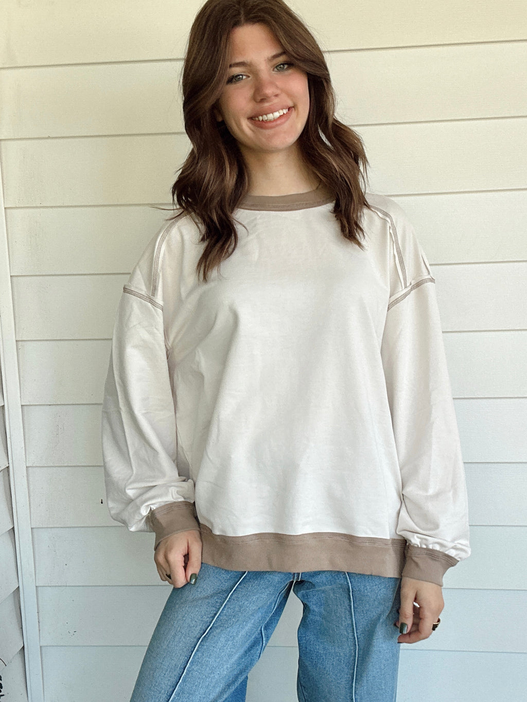 The Briar Pullover- Cream