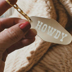 Howdy Keychain Western Keychain