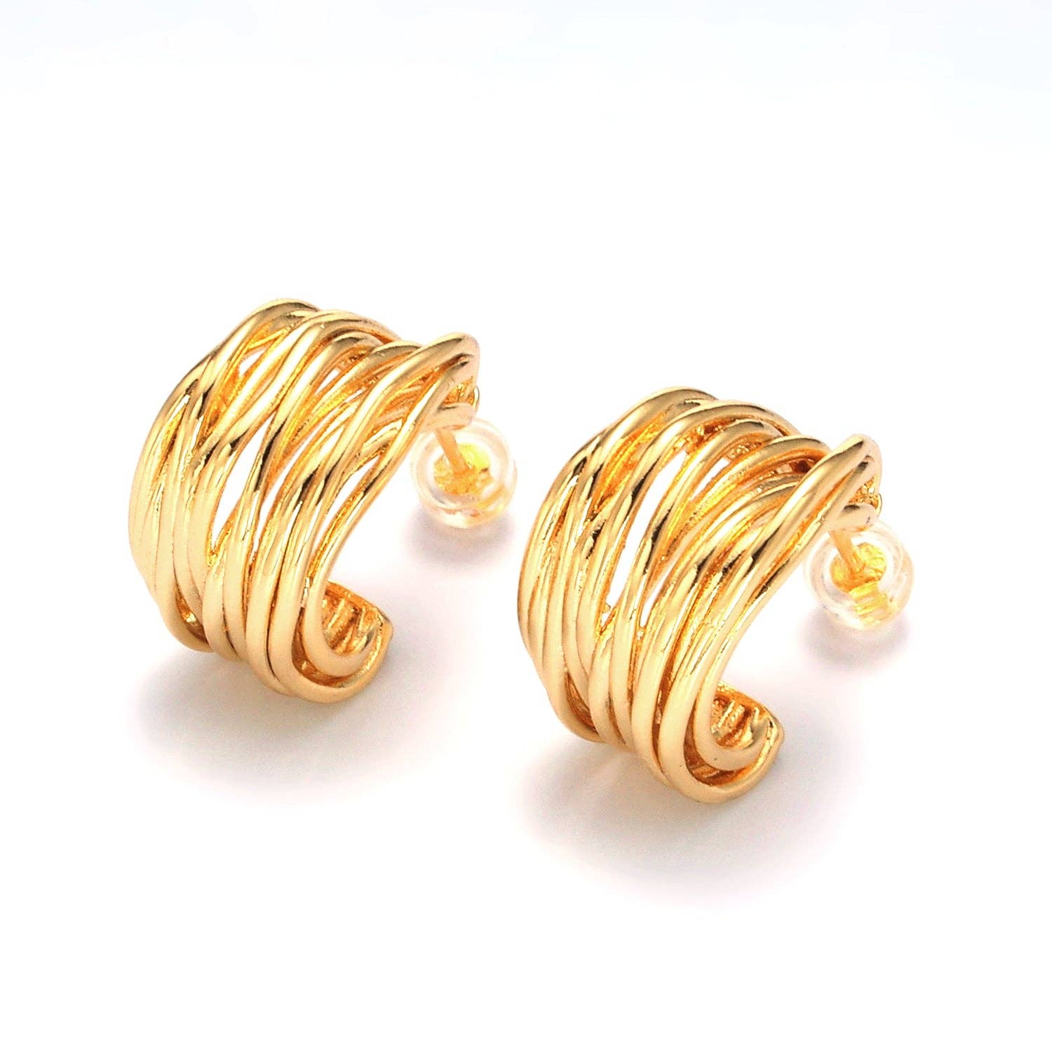 The Goldie Wrap Hoops
