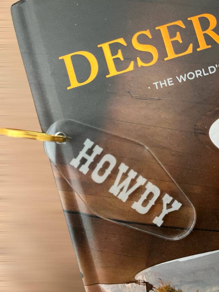 Howdy Keychain Western Keychain