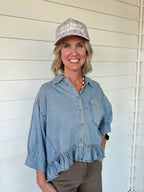 The Daisy Denim Top