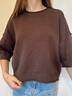 The Macy Sweater- Brown