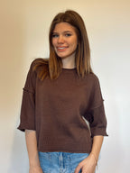 The Macy Sweater- Brown
