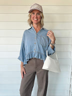 The Daisy Denim Top