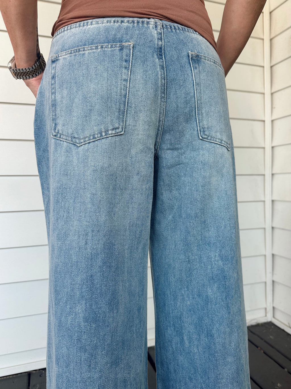 The Willow Ruffle Hem Jeans