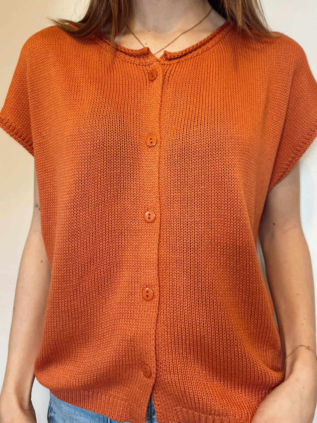The Maple Knit Sweater- Rust