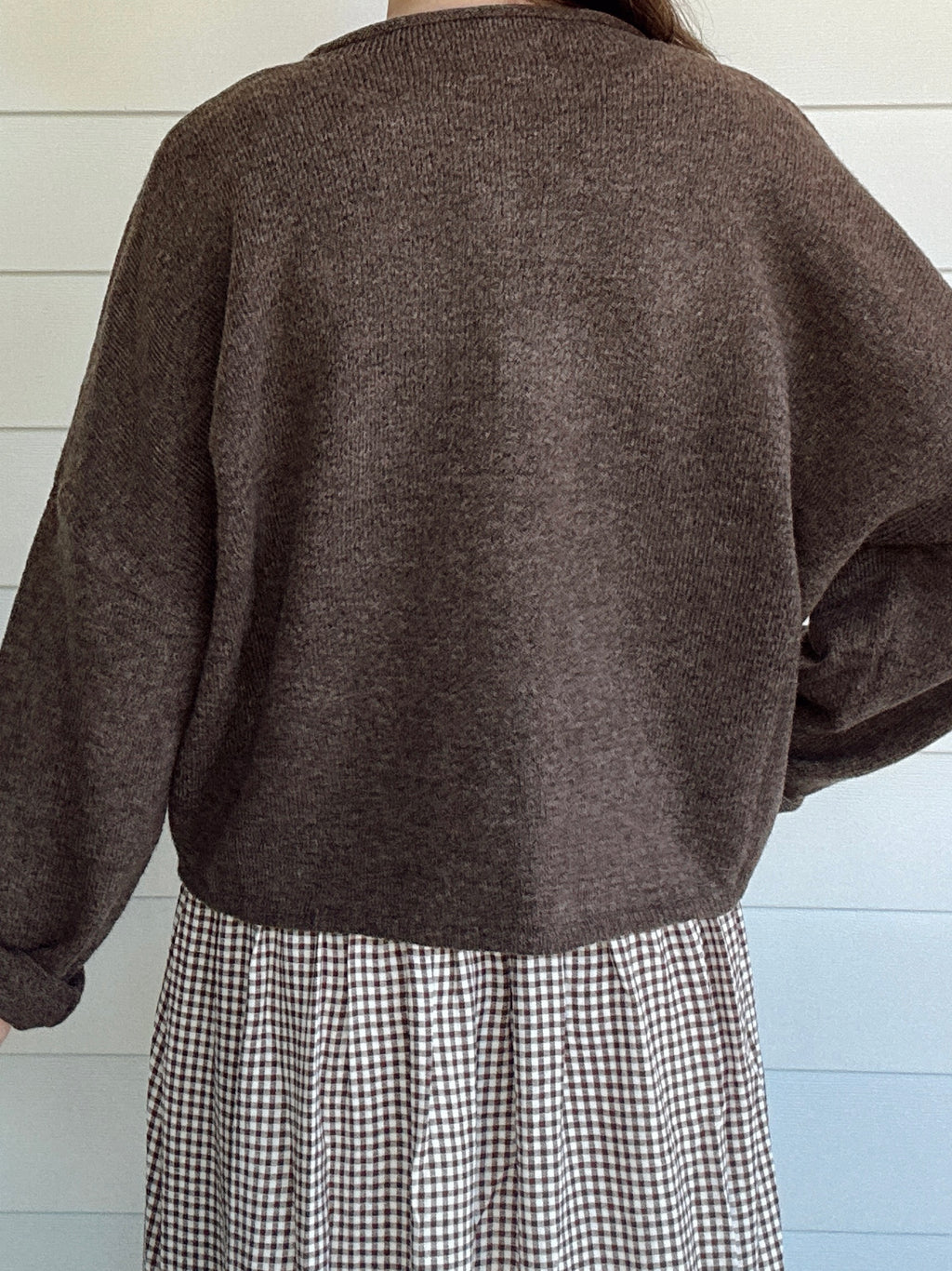 The Cozy Day Cardigan- Brown