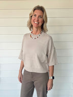 The Macy Sweater- Beige