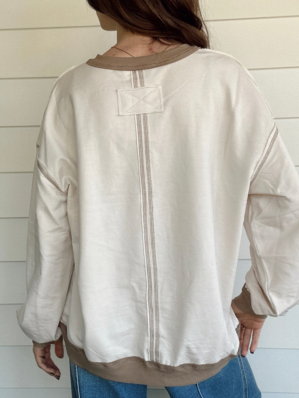 The Briar Pullover- Cream