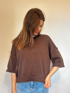 The Macy Sweater- Brown