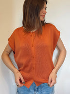 The Maple Knit Sweater- Rust