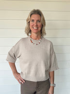 The Macy Sweater- Beige