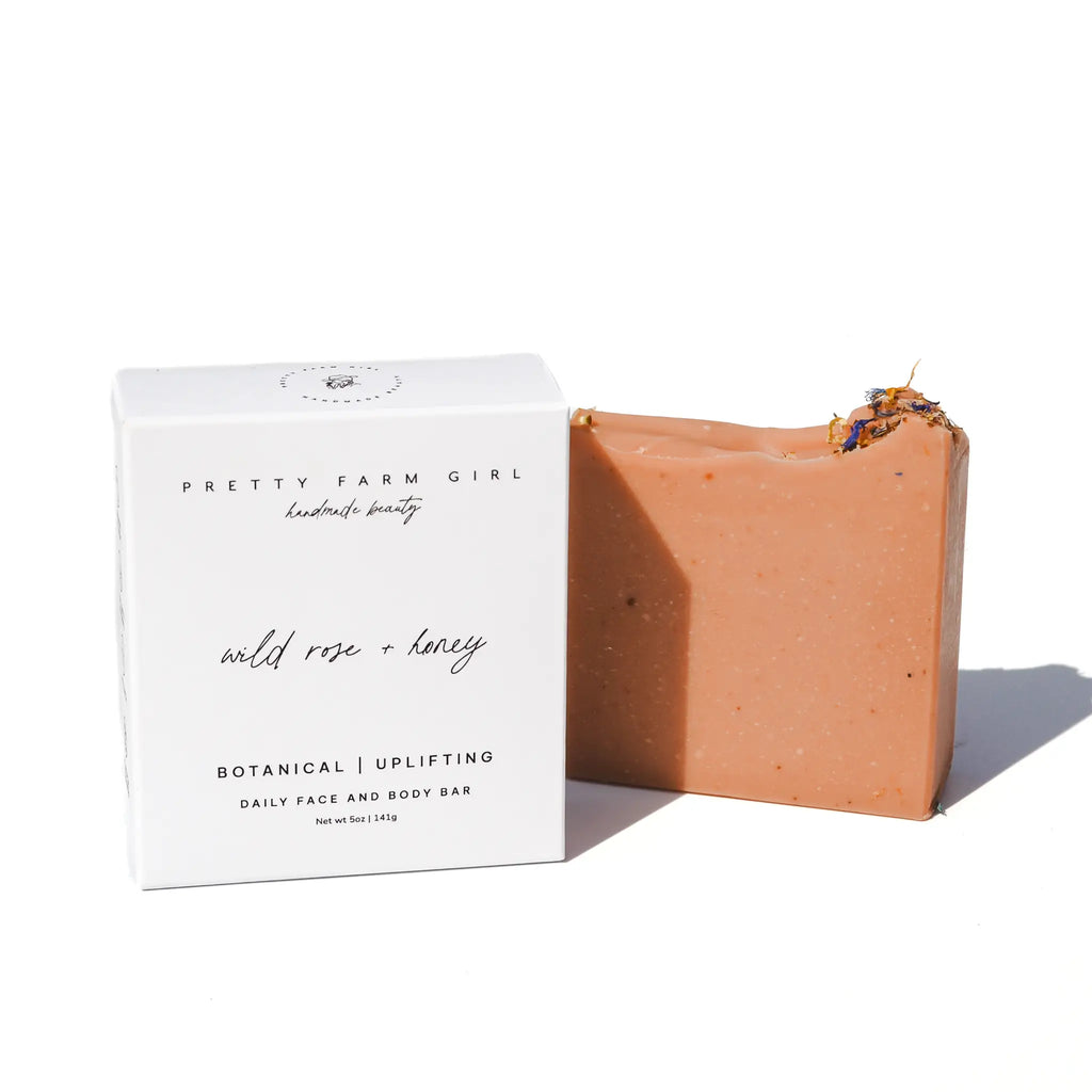 Wild Rose + Honey | Goat Milk Soap | Luxurious Soap Bar