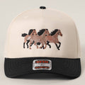 Horses Embroidery Trucker Hat