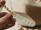 Howdy Keychain Western Keychain